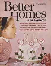 Better Homes & Gardens March 1962 Magazine Cover