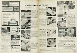 Better Homes & Gardens March 1962 Magazine Article: HANDYMAN HOW-TO
