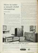 Better Homes & Gardens April 1962 Magazine Article: How to take a small child shopping