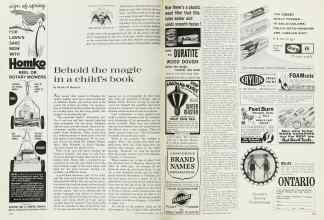 Better Homes & Gardens April 1962 Magazine Article: Behold the magic in a child's book