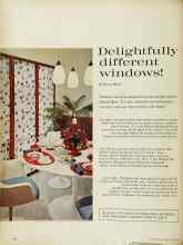 Better Homes & Gardens May 1962 Magazine Article: Delightfully different windows!
