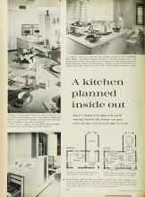 Better Homes & Gardens May 1962 Magazine Article: A kitchen planned inside out