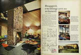 Better Homes & Gardens May 1962 Magazine Article: Rugged, exciting--yet so relaxed