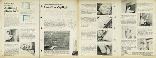 Better Homes & Gardens May 1962 Magazine Article: A sliding glass door