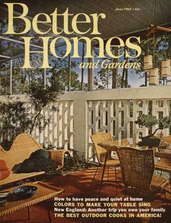 Better Homes & Gardens June 1962 Magazine Cover
