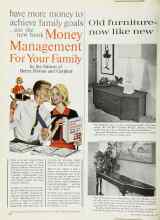Better Homes & Gardens June 1962 Magazine Article: Old furniture--now like new