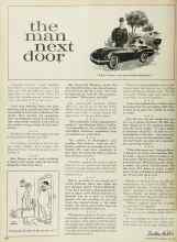Better Homes & Gardens July 1962 Magazine Article: The man next door