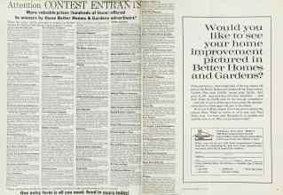 Better Homes & Gardens July 1962 Magazine Article: Would you like to see your home improvement pictured in Better Homes and Gardens?