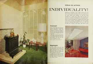 Better Homes & Gardens July 1962 Magazine Article: INDIVIDUALITY!