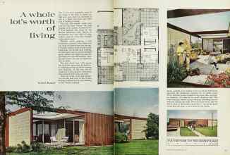 Better Homes & Gardens July 1962 Magazine Article: A whole lot's worth of living