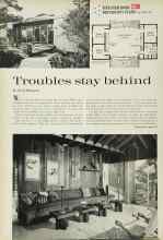 Better Homes & Gardens August 1962 Magazine Article: Troubles stay behind