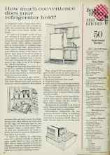 Better Homes & Gardens August 1962 Magazine Article: How much convenience does your refrigerator hold?