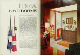 Better Homes & Gardens August 1962 Magazine Article: IDEA BATHROOMS
