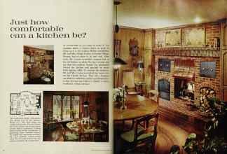 Better Homes & Gardens August 1962 Magazine Article: Just how comfortable can a kitchen be?