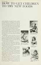Better Homes & Gardens September 1962 Magazine Article: HOW TO GET CHILDREN TO TRY NEW FOODS