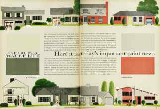 Better Homes & Gardens September 1962 Magazine Article: COLOR IS A WAY OF LIFE