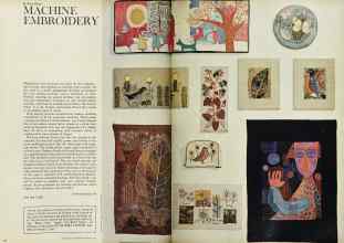 Better Homes & Gardens September 1962 Magazine Article: MACHINE EMBROIDERY
