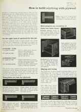 Better Homes & Gardens October 1962 Magazine Article: How to build anything with plywood