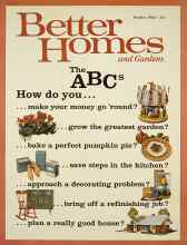 Better Homes & Gardens October 1962 Magazine Cover