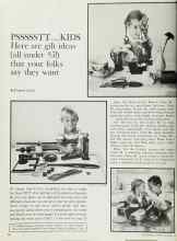 Better Homes & Gardens December 1962 Magazine Article: PSSSSSTT... KIDS Here are gift ideas (all under $5!) that your folks say they want