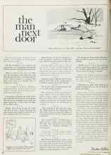 Better Homes & Gardens December 1962 Magazine Article: The man next door