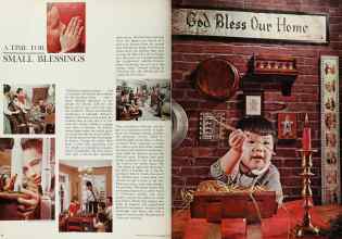 Better Homes & Gardens December 1962 Magazine Article: A TIME FOR SMALL BLESSINGS