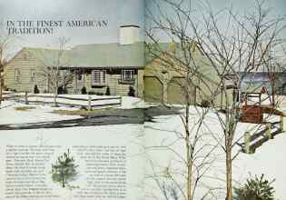 Better Homes & Gardens December 1962 Magazine Article: IN THE FINEST AMERICAN TRADITION!