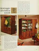 Better Homes & Gardens January 1963 Magazine Article: Storage divider unit