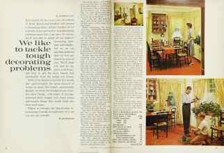 Better Homes & Gardens January 1963 Magazine Article: We like to tackle tough decorating problems