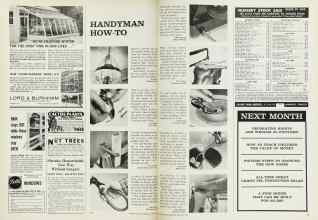 Better Homes & Gardens January 1963 Magazine Article: HANDYMAN HOW-TO