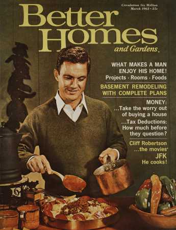 Better Homes & Gardens March 1963 Magazine Cover
