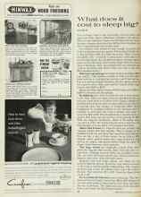 Better Homes & Gardens March 1963 Magazine Article: What does it cost to sleep big?
