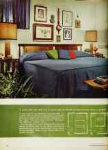 Better Homes & Gardens March 1963 Magazine Article: How to get a big bed in a small room