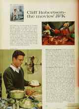 Better Homes & Gardens March 1963 Magazine Article: Cliff Robertson--the movies' JFK