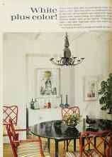 Better Homes & Gardens March 1963 Magazine Article: White plus color!