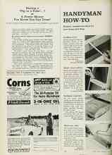 Better Homes & Gardens March 1963 Magazine Article: HANDYMAN HOW-TO