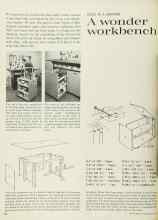 Better Homes & Gardens March 1963 Magazine Article: A wonder workbench