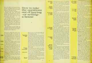 Better Homes & Gardens March 1963 Magazine Article: How to take the questions out of buying--or selling--a house