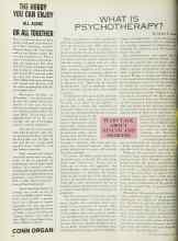 Better Homes & Gardens April 1963 Magazine Article: WHAT IS PSYCHOTHERAPY?