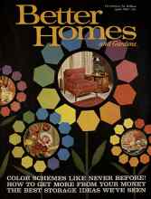 Better Homes & Gardens April 1963 Magazine Cover