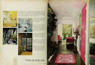 Better Homes & Gardens April 1963 Magazine Article: THIS IS COLOR!