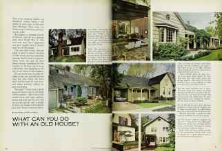 Better Homes & Gardens April 1963 Magazine Article: WHAT CAN YOU DO WITH AN OLD HOUSE?