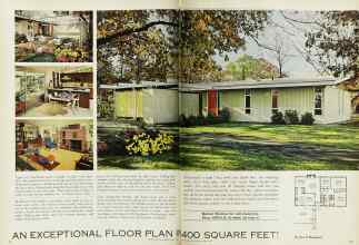 Better Homes & Gardens April 1963 Magazine Article: AN EXCEPTIONAL FLOOR PLAN IN 400 SQUARE FEET!