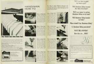 Better Homes & Gardens April 1963 Magazine Article: HANDYMAN HOW-TO