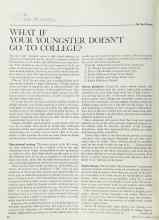 Better Homes & Gardens May 1963 Magazine Article: WHAT IF YOUR YOUNGSTER DOESN'T GO TO COLLEGE?