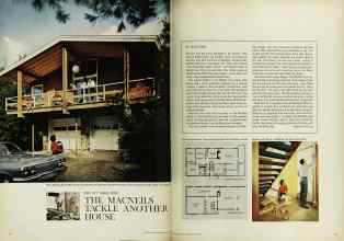 Better Homes & Gardens May 1963 Magazine Article: THE MACNEILS TACKLE ANOTHER HOUSE
