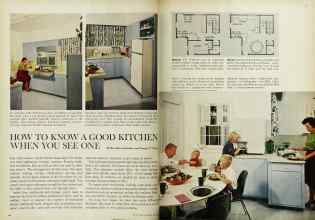 Better Homes & Gardens May 1963 Magazine Article: HOW TO KNOW A GOOD KITCHEN WHEN YOU SEE ONE