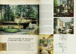 Better Homes & Gardens May 1963 Magazine Article: TWO FLOORS OF REALLY COMFORTABLE LIVING
