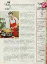 Better Homes & Gardens June 1963 Magazine Article: HE LIKES TO COOK
