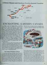 Better Homes & Gardens June 1963 Magazine Article: ENCHANTING EASTERN CANADA